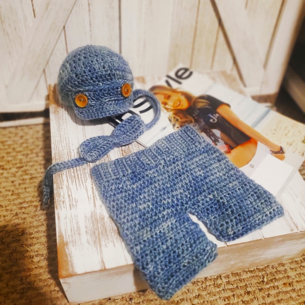 Crochet Newsboy Outfit